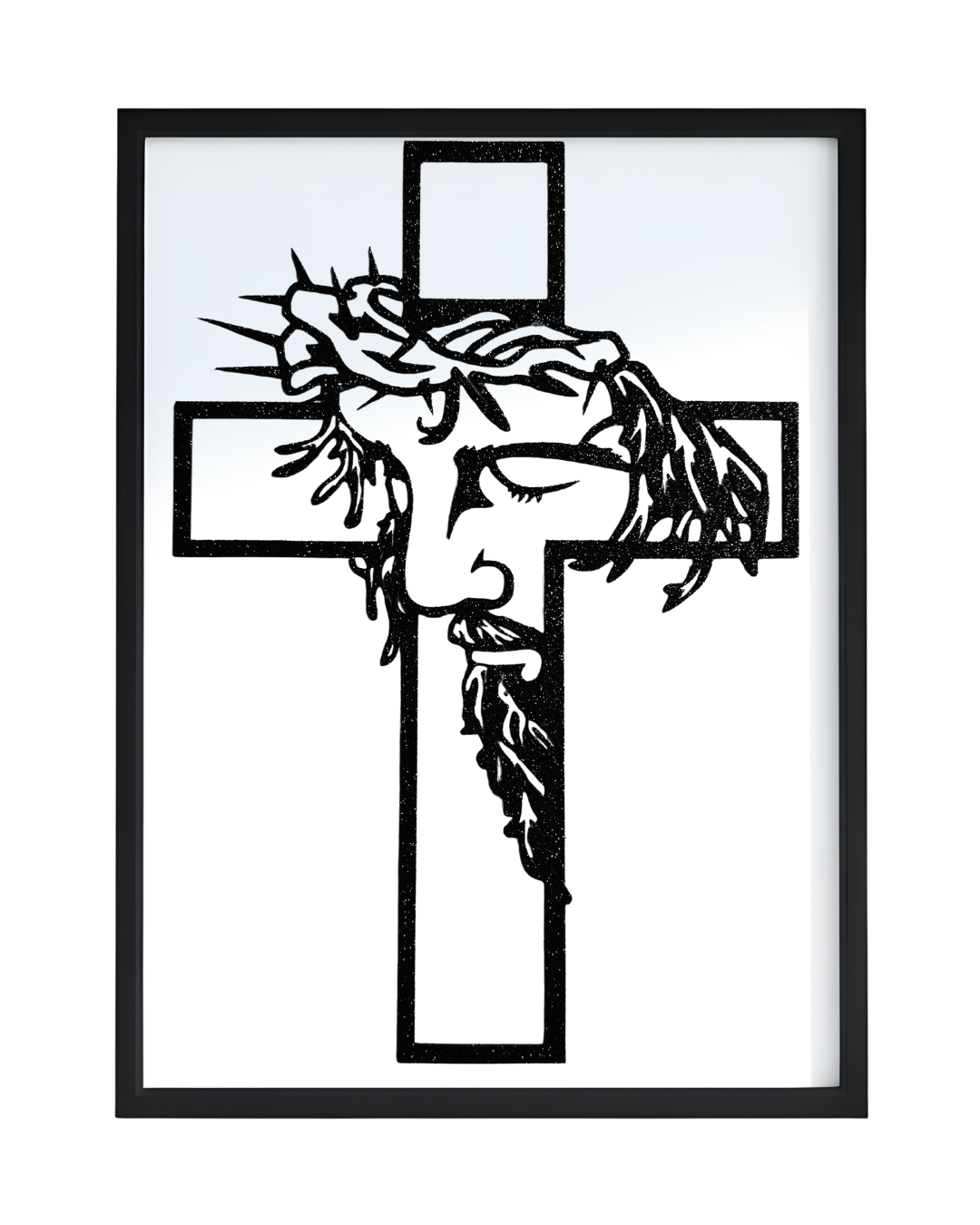 Glow in the Dark Jesus Wall Art - CNC/Laser Cut Decor