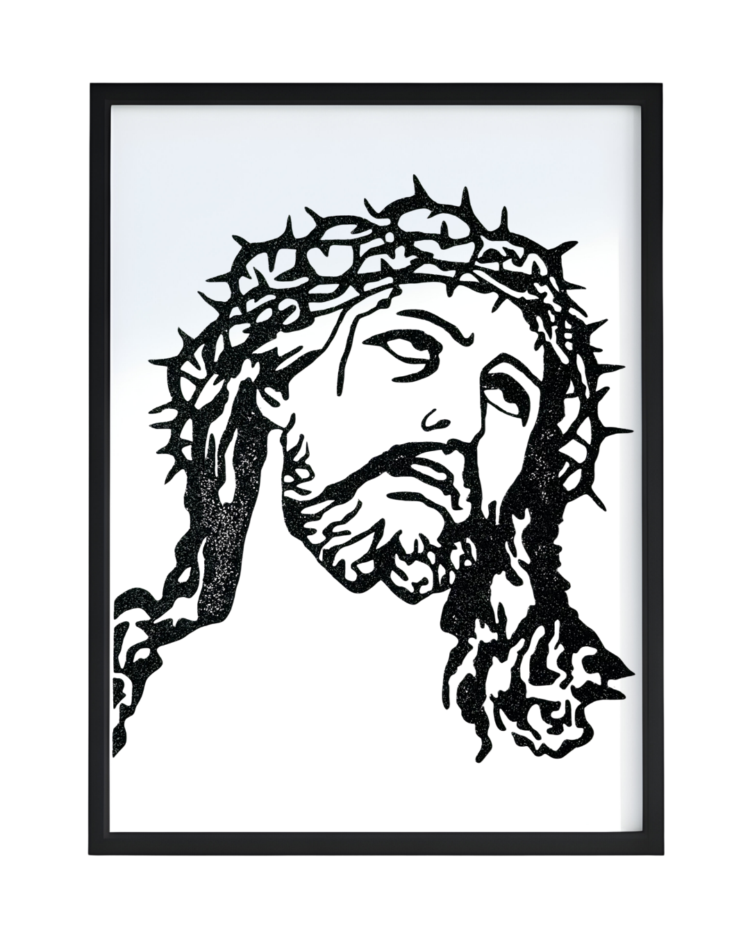 Glow in the Dark Jesus Wall Art II - CNC/Laser Cut Decor