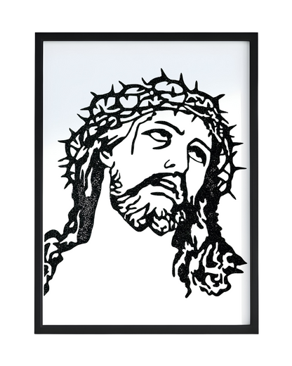 Glow in the Dark Jesus Wall Art II - CNC/Laser Cut Decor