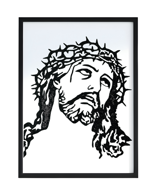 Glow in the Dark Jesus Wall Art II - CNC/Laser Cut Decor