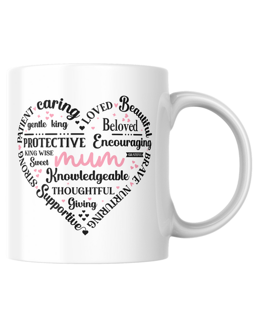 LOVED MUM- MUG